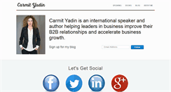 Desktop Screenshot of carmityadin.com